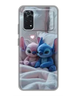 Чохол для Xiaomi POCO X4 Pro 5G з картинкою «Плюшеві Стіч Ангел»