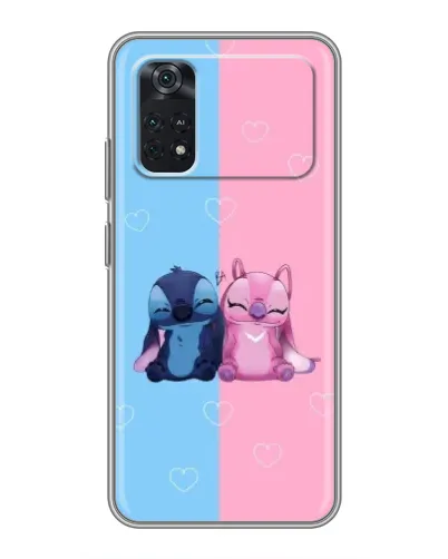 Чохол для Xiaomi POCO X4 Pro 5G з картинкою «Stitch та Angel Love» Чохол для Xiaomi POCO X4 Pro 5G з картинкою «Stitch та Angel Love»