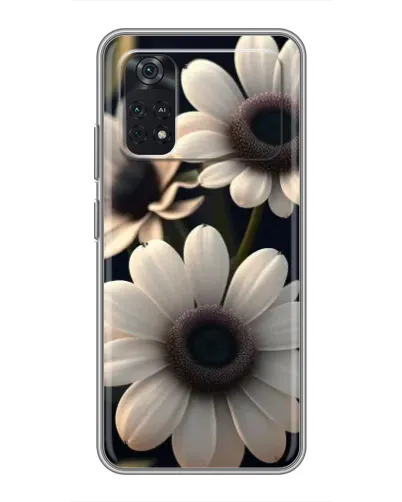Чохол для Xiaomi POCO X4 Pro 5G з картинкою «Білі маргаритки макро»