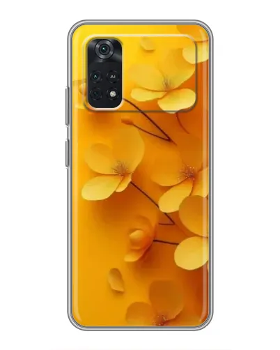 Чохол для Xiaomi POCO X4 Pro 5G з картинкою «Золоті пелюстки»