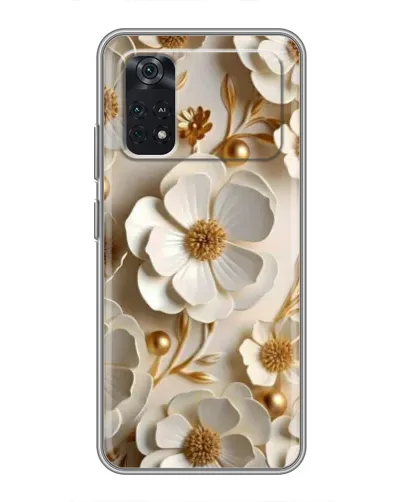 Чохол для Xiaomi POCO X4 Pro 5G з картинкою «Білі паперові квіти»