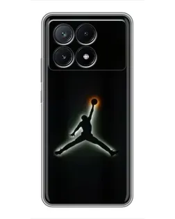Чохол для Xiaomi POCO X6 Pro (5G) з картинкою «Jordan Gradient Logo» Чохол для Xiaomi POCO X6 Pro (5G) з картинкою «Jordan Gradient Logo»