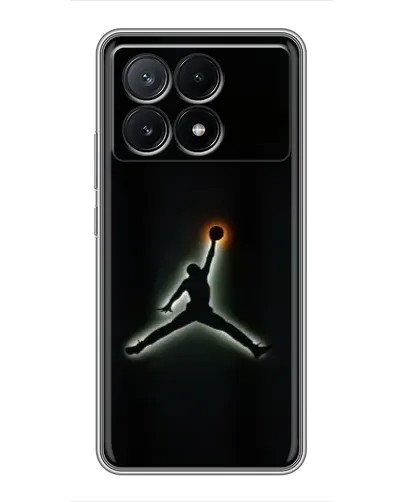 Чехол для Xiaomi POCO X6 Pro (5G) с картинкой «Jordan Gradient Logo» Чехол для Xiaomi POCO X6 Pro (5G) с картинкой «Jordan Gradient Logo»