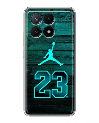 Чехол для Xiaomi POCO X6 Pro (5G) с картинкой «Jordan Cyan 23» Чехол для Xiaomi POCO X6 Pro (5G) с картинкой «Jordan Cyan 23»