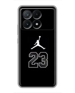 Чехол для Xiaomi POCO X6 Pro (5G) с картинкой «Jordan Flight 23»
