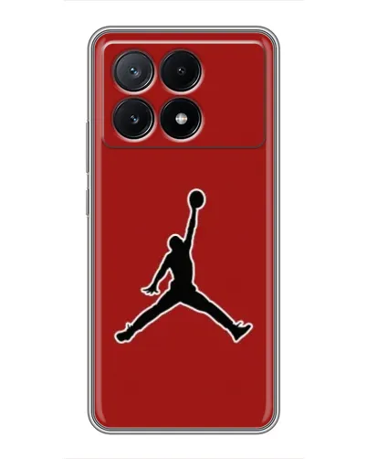 Чехол для Xiaomi POCO X6 Pro (5G) с картинкой «Jordan Red Back» Чехол для Xiaomi POCO X6 Pro (5G) с картинкой «Jordan Red Back»