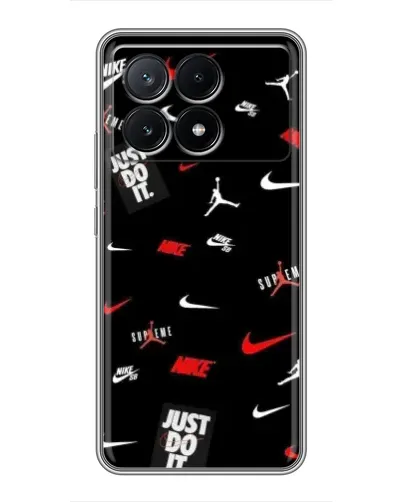 Чехол для Xiaomi POCO X6 Pro (5G) с картинкой «Nike Mix Pattern» Чехол для Xiaomi POCO X6 Pro (5G) с картинкой «Nike Mix Pattern»