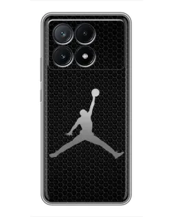 Чехол для Xiaomi POCO X6 Pro (5G) с картинкой «Jordan Dark Carbon»