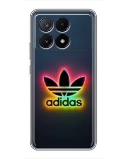 Чехол для Xiaomi POCO X6 Pro (5G) с картинкой «Неоновый Adidas»