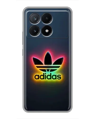Чехол для Xiaomi POCO X6 Pro (5G) с картинкой «Неоновый Adidas» Чехол для Xiaomi POCO X6 Pro (5G) с картинкой «Неоновый Adidas»