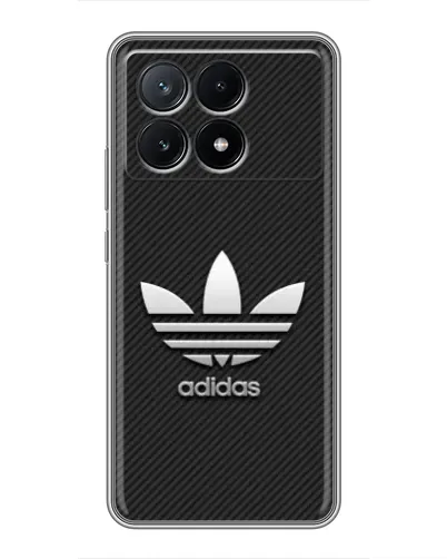 Чехол для Xiaomi POCO X6 Pro (5G) с картинкой «Adidas Карбоновая текстура» Чехол для Xiaomi POCO X6 Pro (5G) с картинкой «Adidas Карбоновая текстура»