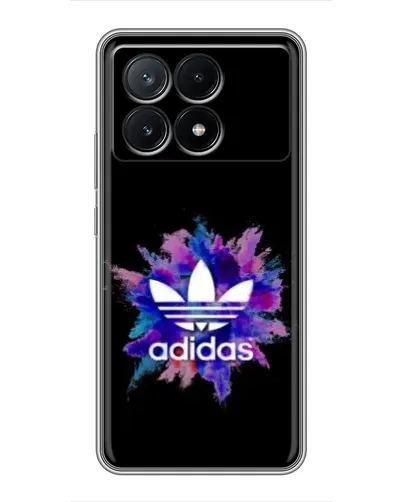 Чехол для Xiaomi POCO X6 Pro (5G) с картинкой «Взрыв красок Adidas» Чехол для Xiaomi POCO X6 Pro (5G) с картинкой «Взрыв красок Adidas»