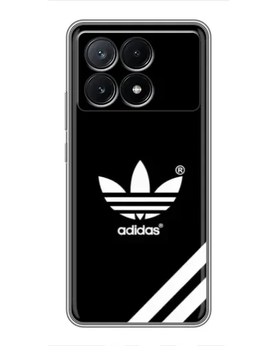 Чехол для Xiaomi POCO X6 Pro (5G) с картинкой «Adidas с диагональными полосами» Чехол для Xiaomi POCO X6 Pro (5G) с картинкой «Adidas с диагональными полосами»