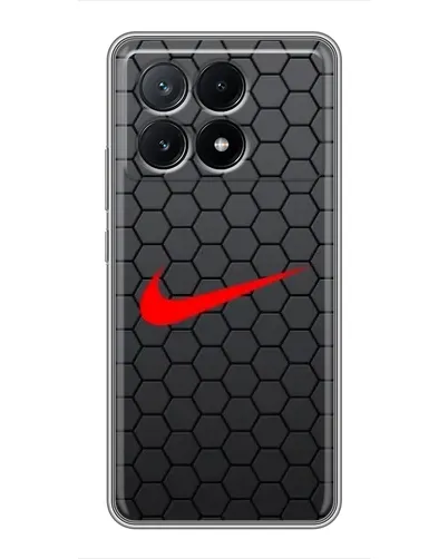 Чехол для Xiaomi POCO X6 Pro (5G) с картинкой «Nike — карбоновая сетка»