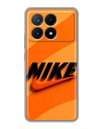Чехол для Xiaomi POCO X6 Pro (5G) с картинкой «Оранжевый драйв Nike»