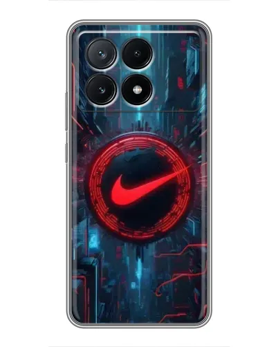 Чехол для Xiaomi POCO X6 Pro (5G) с картинкой «Техногенный стиль Nike»