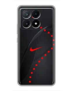 Чехол для Xiaomi POCO X6 Pro (5G) с картинкой «Абстрактный дизайн Nike»