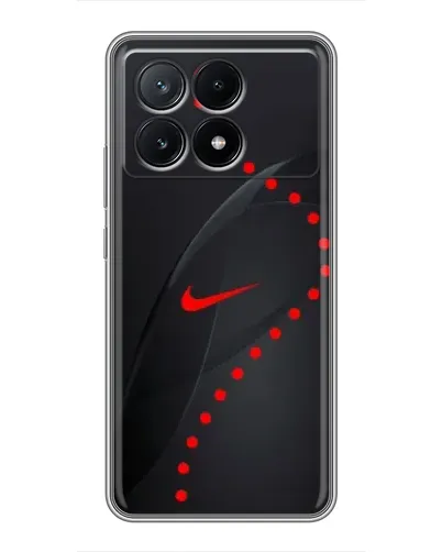 Чехол для Xiaomi POCO X6 Pro (5G) с картинкой «Абстрактный дизайн Nike»