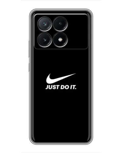 Чехол для Xiaomi POCO X6 Pro (5G) с картинкой «Минимализм от Nike»