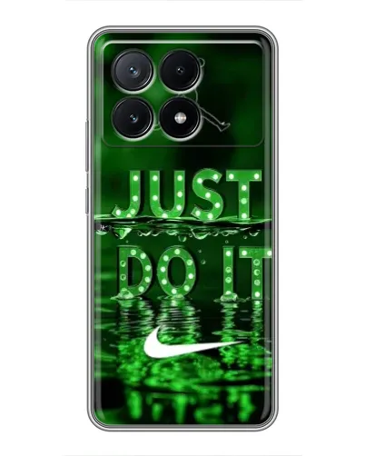 Чехол для Xiaomi POCO X6 Pro (5G) с картинкой «Зеленый неоновый Nike»