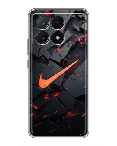 Чехол для Xiaomi POCO X6 Pro (5G) с картинкой «Nike — эффект разломов»