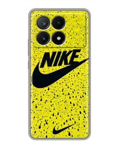 Чехол для Xiaomi POCO X6 Pro (5G) с картинкой «Желтый текстурный Nike»