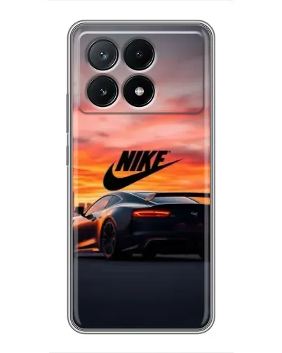 Чехол для Xiaomi POCO X6 Pro (5G) с картинкой «Nike и суперкар»