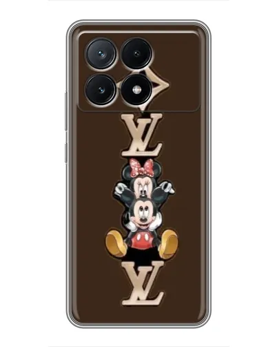 Чехол для Xiaomi POCO X6 Pro (5G) с картинкой «LV и Микки Маус» Чехол для Xiaomi POCO X6 Pro (5G) с картинкой «LV и Микки Маус»