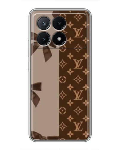 Чехол для Xiaomi POCO X6 Pro (5G) с картинкой «Louis Vuitton — банты» Чехол для Xiaomi POCO X6 Pro (5G) с картинкой «Louis Vuitton — банты»