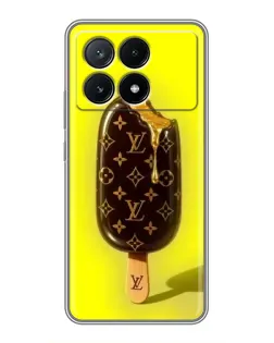 Чехол для Xiaomi POCO X6 Pro (5G) с картинкой «Мороженое от LV»