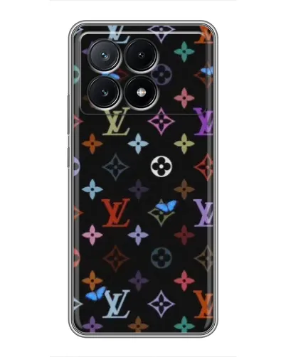 Чехол для Xiaomi POCO X6 Pro (5G) с картинкой «Цветная монограмма LV» Чехол для Xiaomi POCO X6 Pro (5G) с картинкой «Цветная монограмма LV»