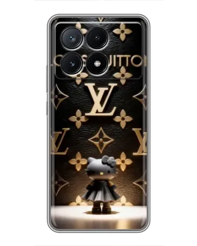 Чехол для Xiaomi POCO X6 Pro (5G) с картинкой «Монограмма с фигурой» Чехол для Xiaomi POCO X6 Pro (5G) с картинкой «Монограмма с фигурой»