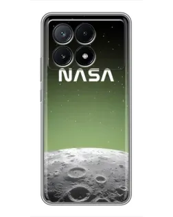 Чехол для Xiaomi POCO X6 Pro (5G) с картинкой «NASA — лунный градиент»