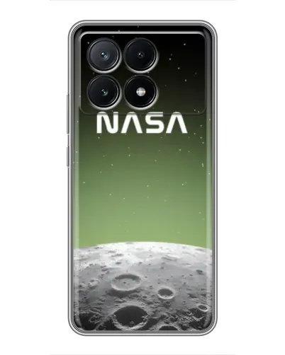 Чехол для Xiaomi POCO X6 Pro (5G) с картинкой «NASA — лунный градиент» Чехол для Xiaomi POCO X6 Pro (5G) с картинкой «NASA — лунный градиент»