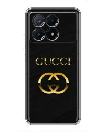 Чехол для Xiaomi POCO X6 Pro (5G) с картинкой «Золотой логотип Gucci» Чехол для Xiaomi POCO X6 Pro (5G) с картинкой «Золотой логотип Gucci»