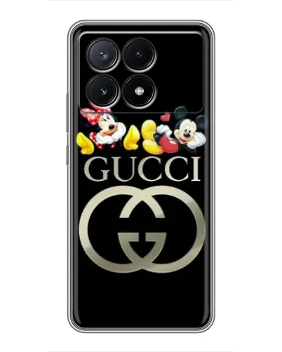 Чехол для Xiaomi POCO X6 Pro (5G) с картинкой «Gucci — герои Disney» Чехол для Xiaomi POCO X6 Pro (5G) с картинкой «Gucci — герои Disney»