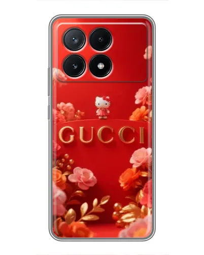 Чехол для Xiaomi POCO X6 Pro (5G) с картинкой «Gucci — золотой сад» Чехол для Xiaomi POCO X6 Pro (5G) с картинкой «Gucci — золотой сад»