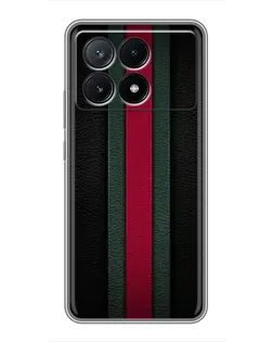 Чехол для Xiaomi POCO X6 Pro (5G) с картинкой «Gucci — неоновая линия»
