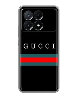 Чехол для Xiaomi POCO X6 Pro (5G) с картинкой «Gucci — красный пояс»