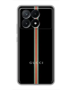 Чохол для Xiaomi POCO X6 Pro (5G) з картинкою «Gucci — строга лінія»
