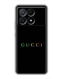 Чохол для Xiaomi POCO X6 Pro (5G) з картинкою «Gucci — неоновий мінімалізм»