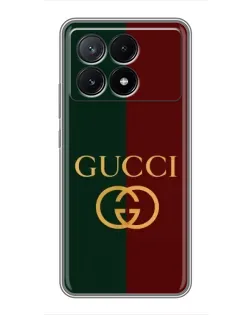 Чохол для Xiaomi POCO X6 Pro (5G) з картинкою «Gucci — темно-зелений градієнт»