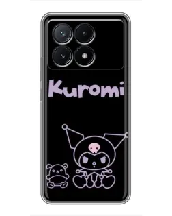 Чохол для Xiaomi POCO X6 Pro (5G) з картинкою «Kuromi — чорний мінімалізм» Чохол для Xiaomi POCO X6 Pro (5G) з картинкою «Kuromi — чорний мінімалізм»