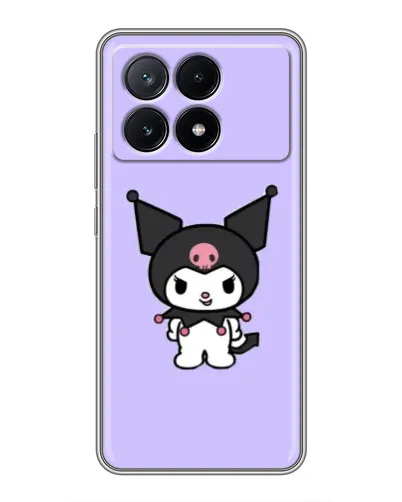 Чехол для Xiaomi POCO X6 Pro (5G) с картинкой «Kuromi — нежный фиолетовый»