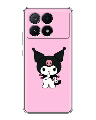 Чехол для Xiaomi POCO X6 Pro (5G) с картинкой «Kuromi — розовая нежность»