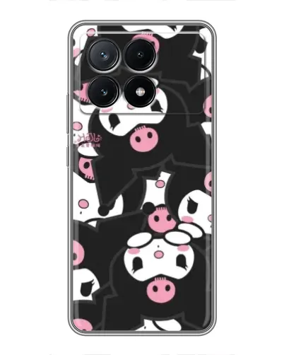Чехол для Xiaomi POCO X6 Pro (5G) с картинкой «Паттерн голов Куроми»