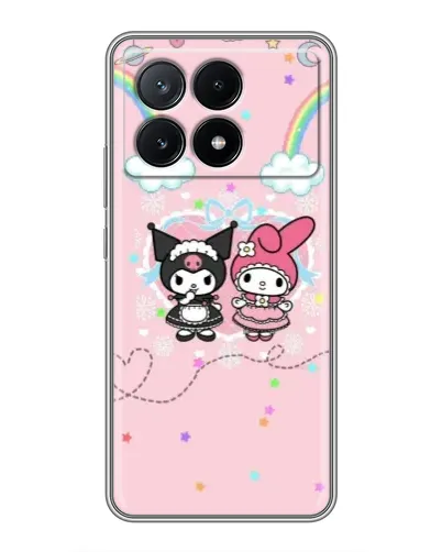 Чехол для Xiaomi POCO X6 Pro (5G) с картинкой «My Melody и Kuromi»