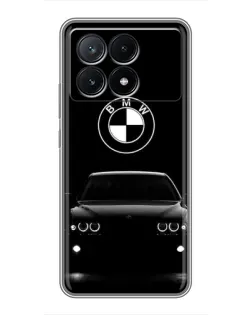 Чехол для Xiaomi POCO X6 Pro (5G) с картинкой «BMW — взгляд из темноты»