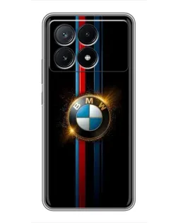 Чехол для Xiaomi POCO X6 Pro (5G) с картинкой «BMW M-Power неон»