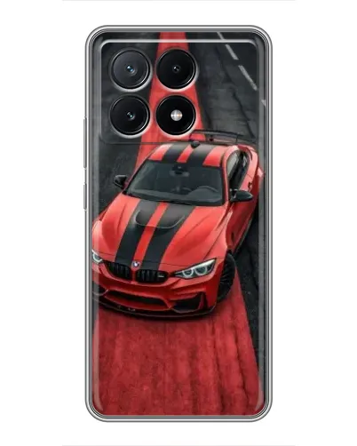 Чехол для Xiaomi POCO X6 Pro (5G) с картинкой «BMW на красной дорожке»
